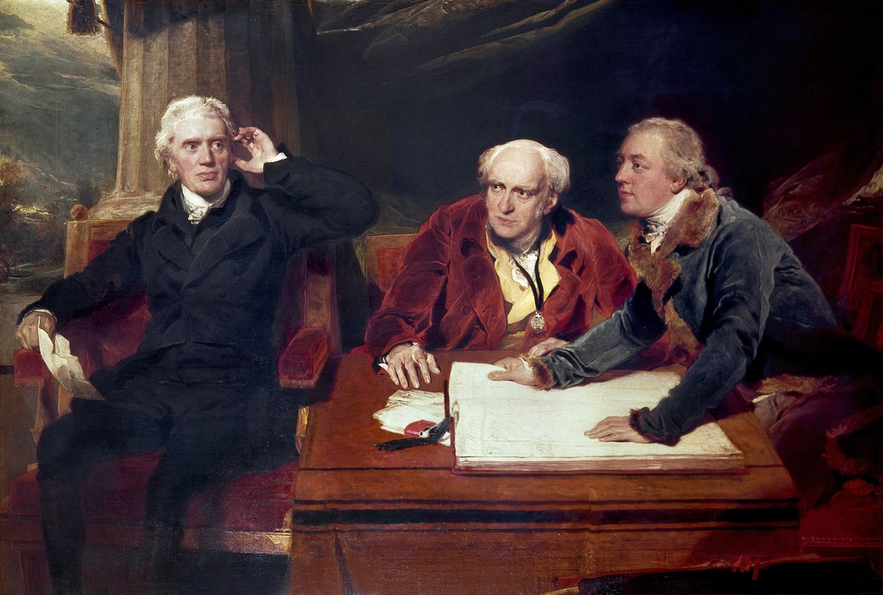 Sir Francis Baring, Banker and Director of the East India Company, with his Associates by Thomas Lawrence
