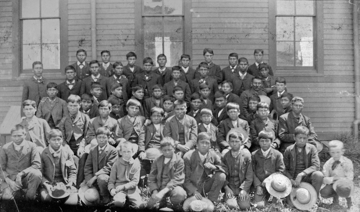 Dakota Indian Mission School by Thomas Lawrence