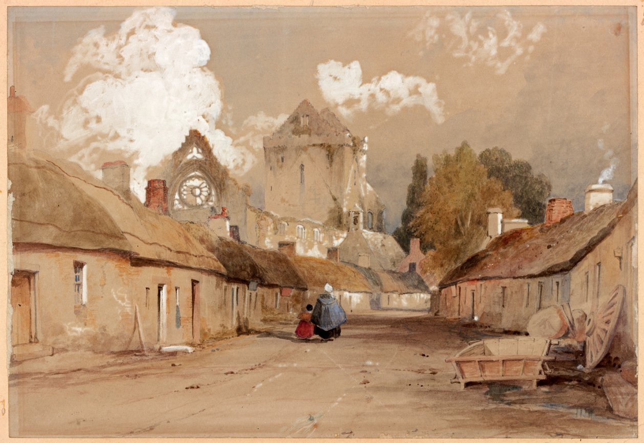 Sweetheart Abbey, Kirkcudbright by Thomas Miles Richardson