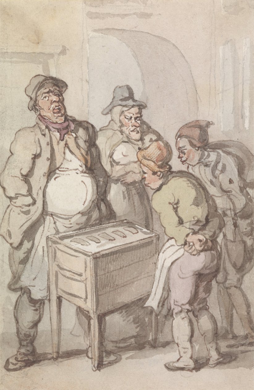 Hot Spice Gingerbread, All Hot by Thomas Rowlandson