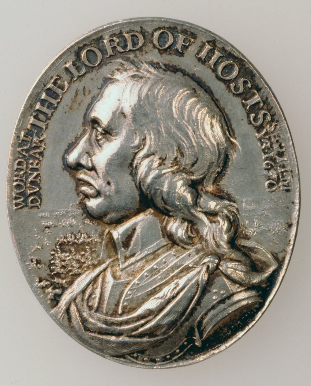 Dunbar Medal Depicting Oliver Cromwell (obverse) by Thomas Simon