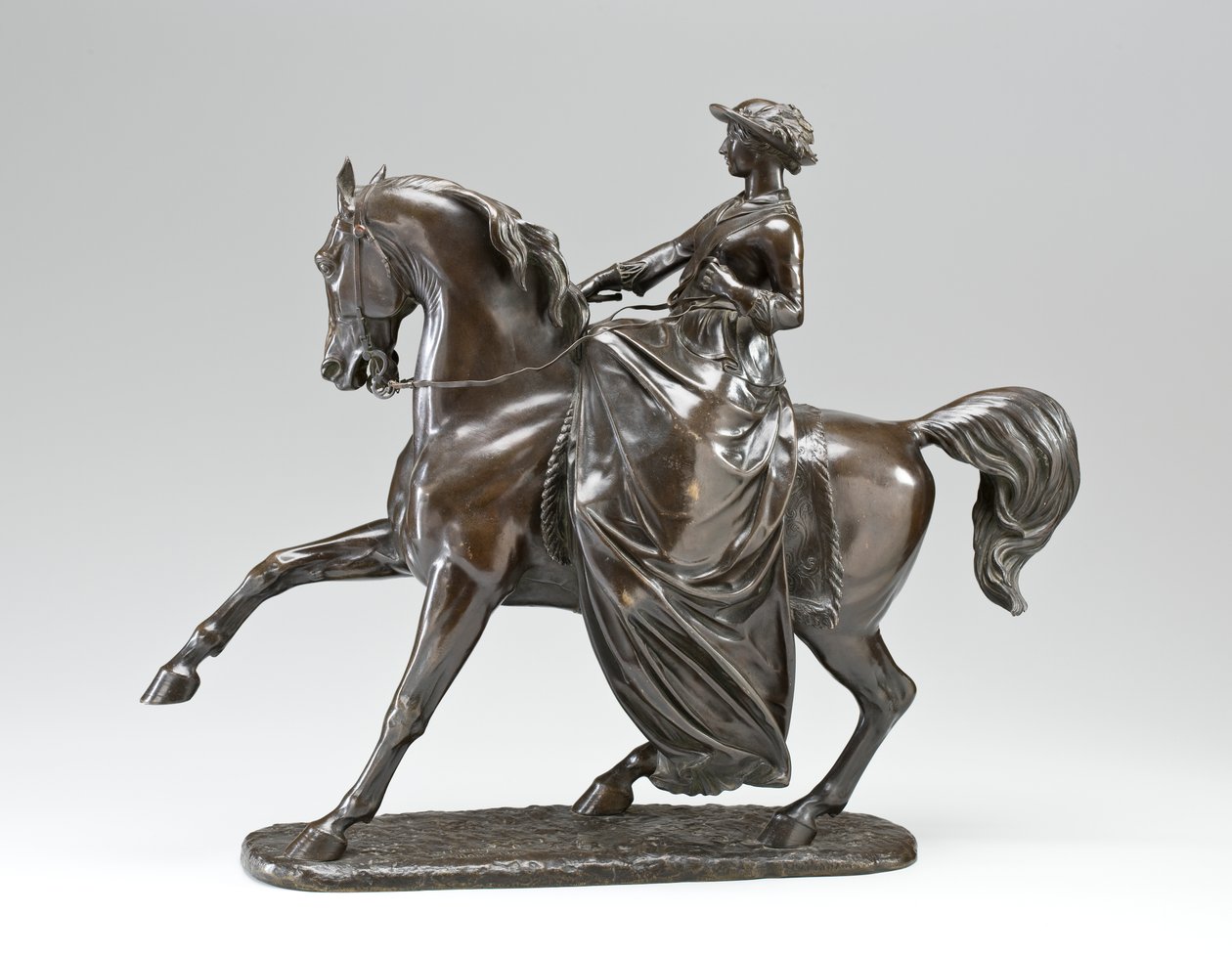 Equestrian Statue of Queen Victoria, 1853 by Thomas Thornycroft