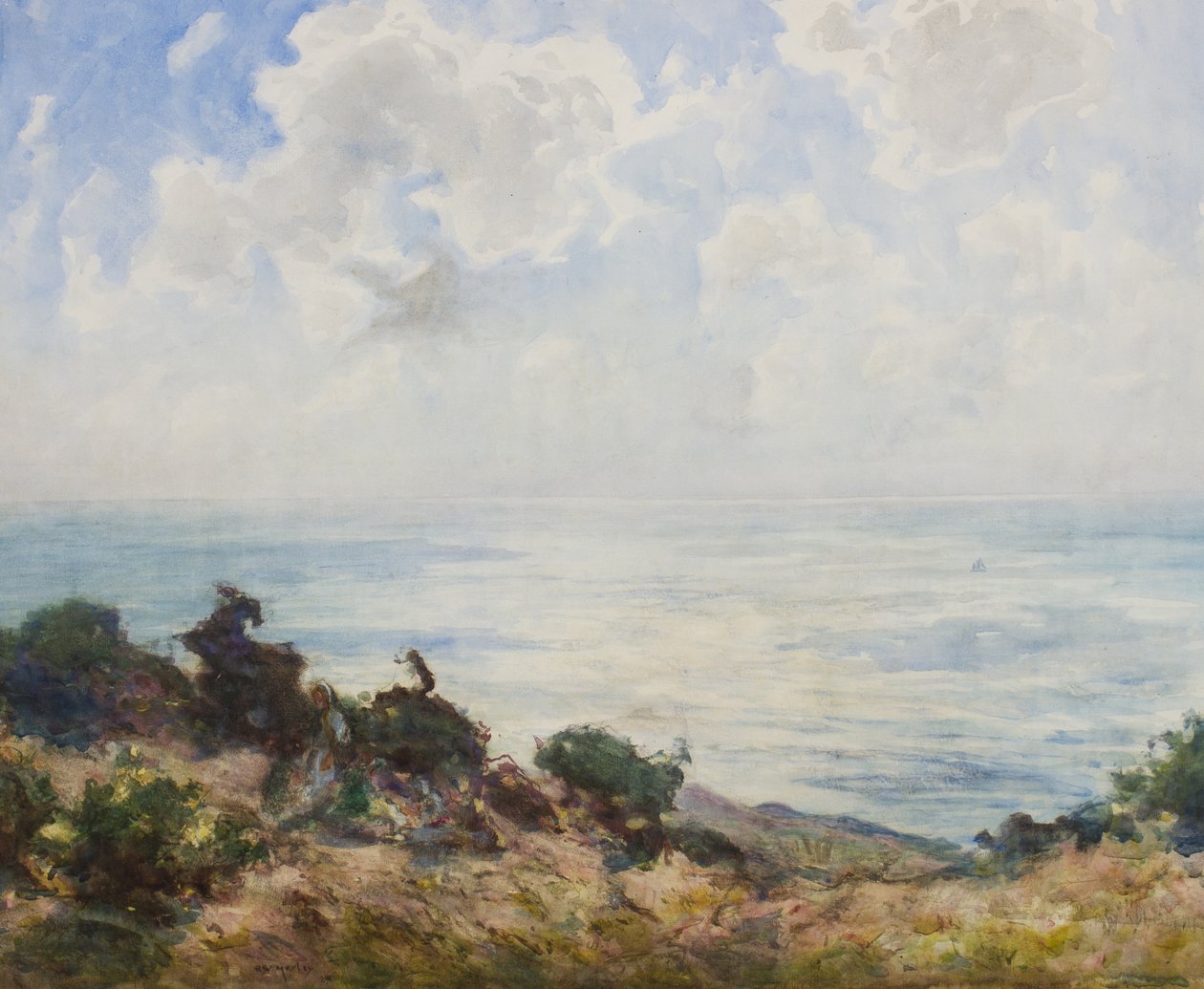 East Hill, Hastings - Early Morning by Thomas William Morley