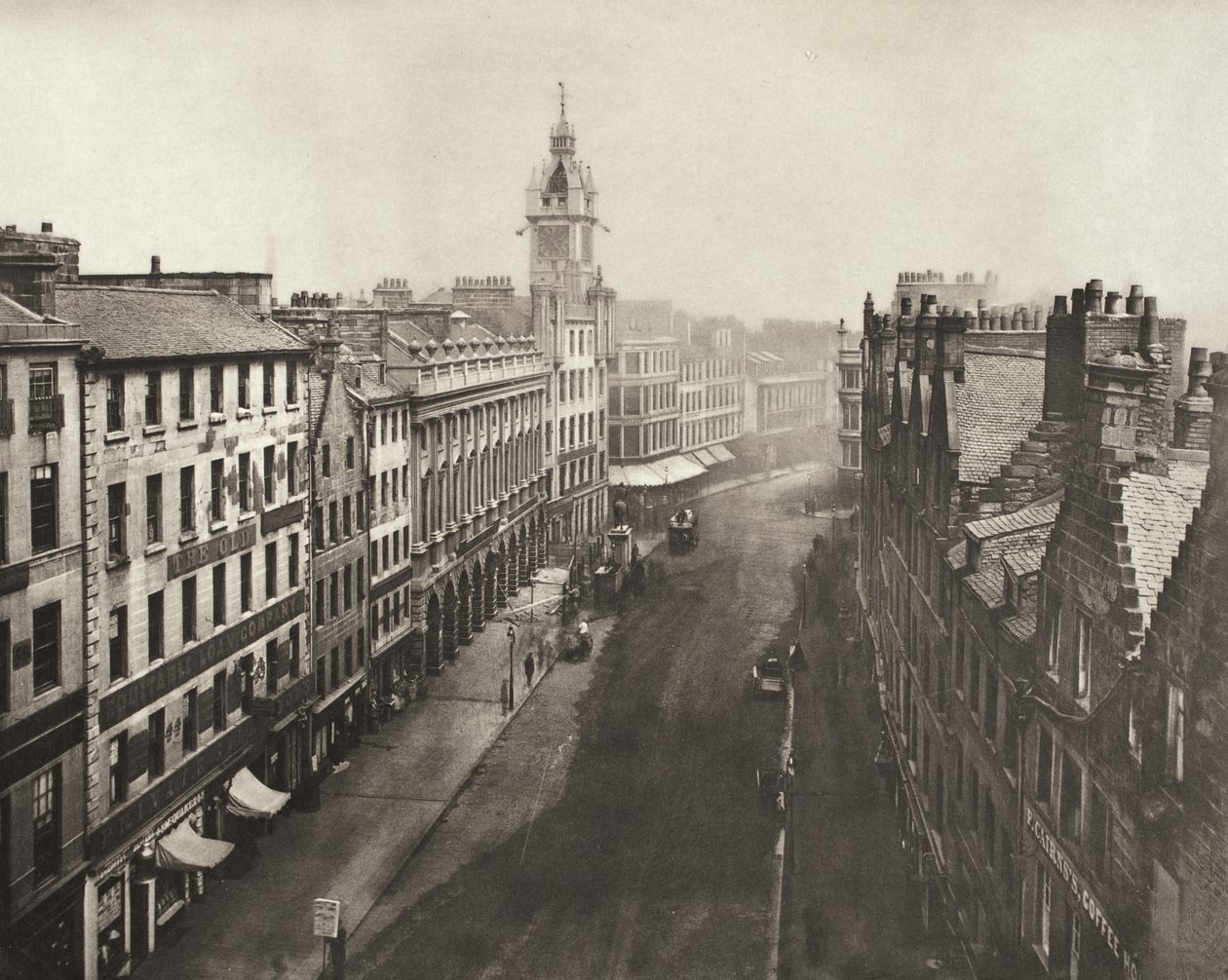 Trongate From Tron Steeple by Thomas Annan