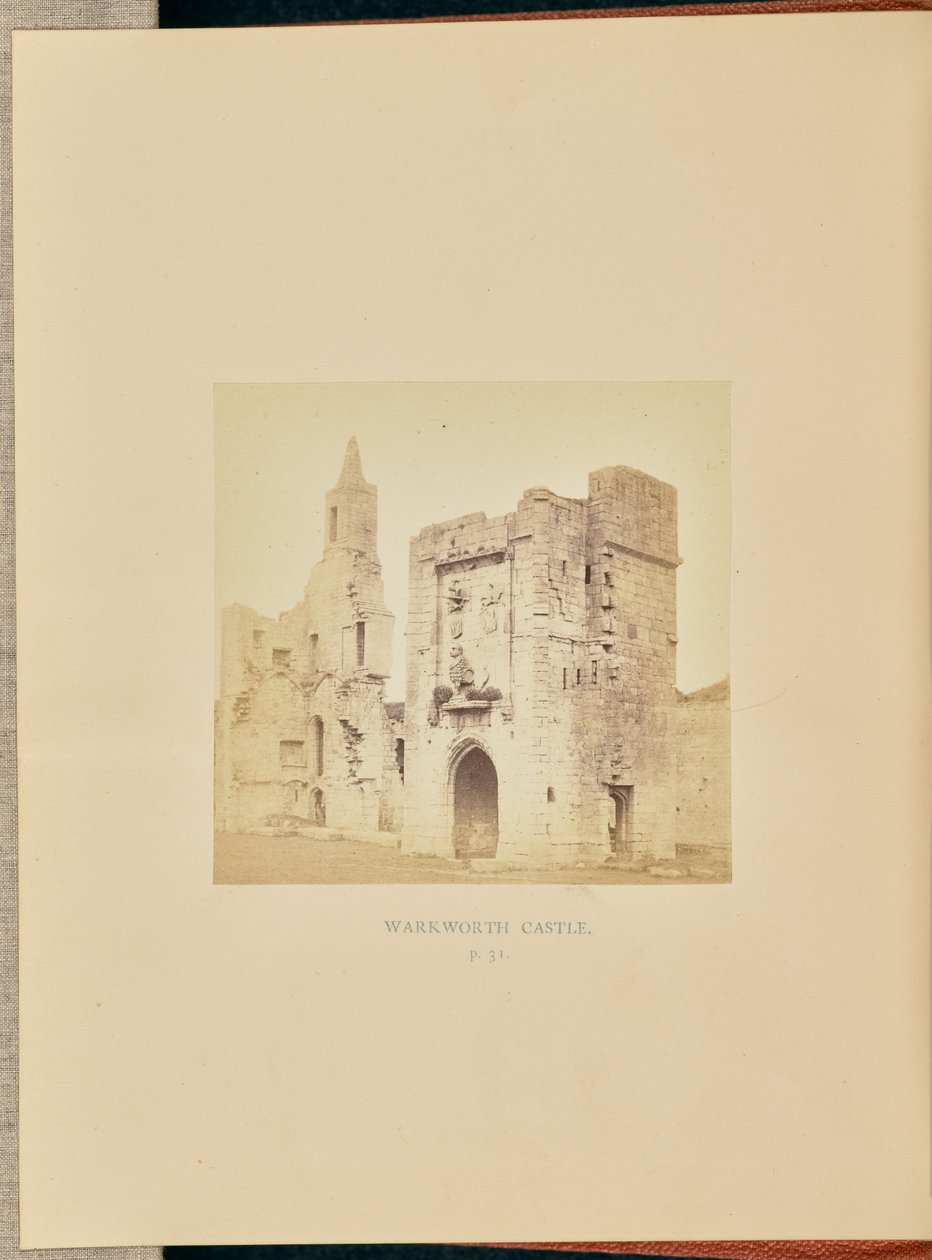Warkworth Castle by Thomas Annan