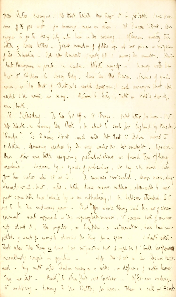 Thomas Butler Gunn Diaries - Volume 2, page 155, August 15-16, 1851 by Thomas Butler Gunn