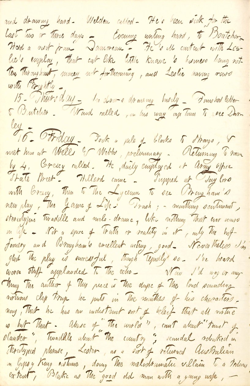 Thomas Butler Gunn Diaries - Volume 6, page 218, December 14-16, 1853 by Thomas Butler Gunn