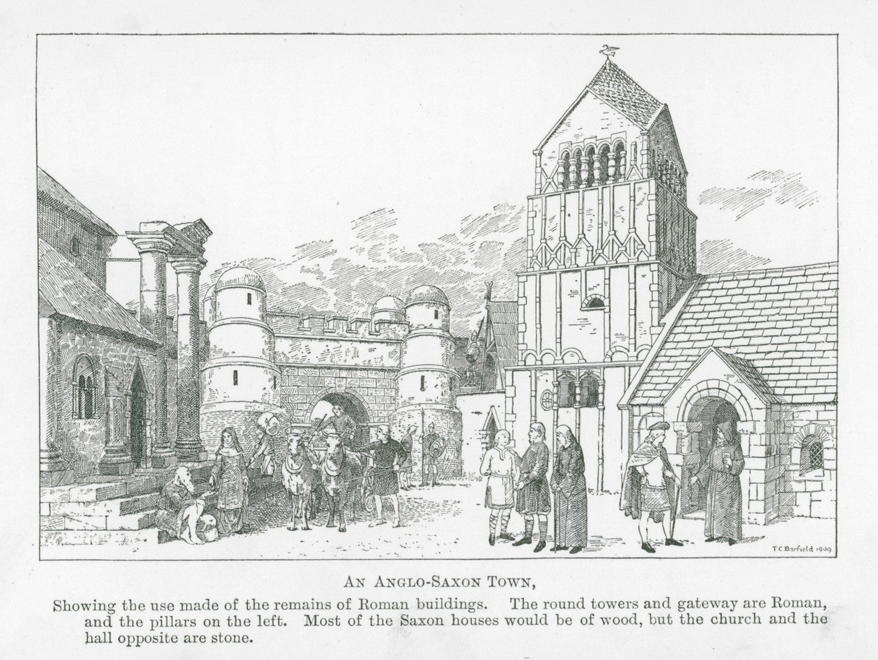 An Anglo-Saxon Town by Thomas Charles Barfield
