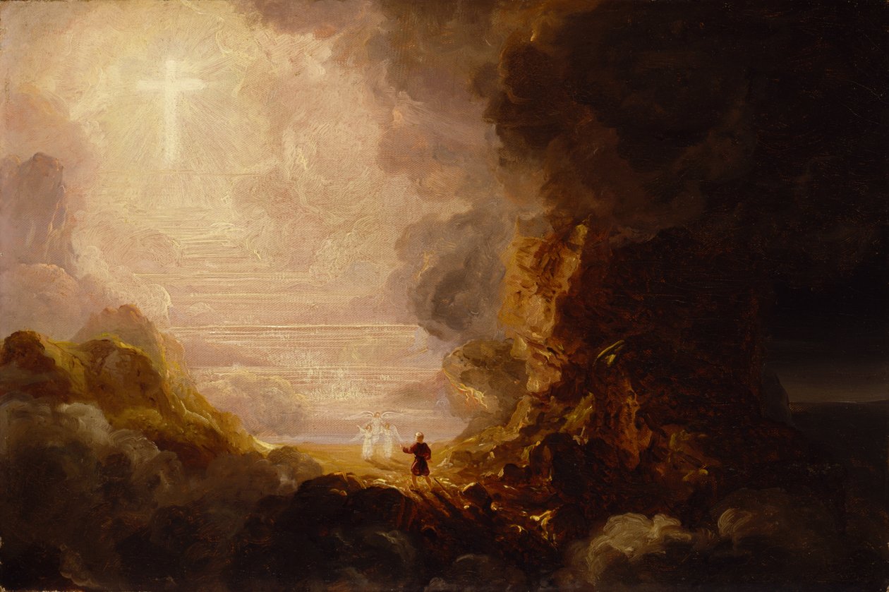 The Pilgrim of the Cross at the End of His Journey, c. 1846-48 by Thomas Cole