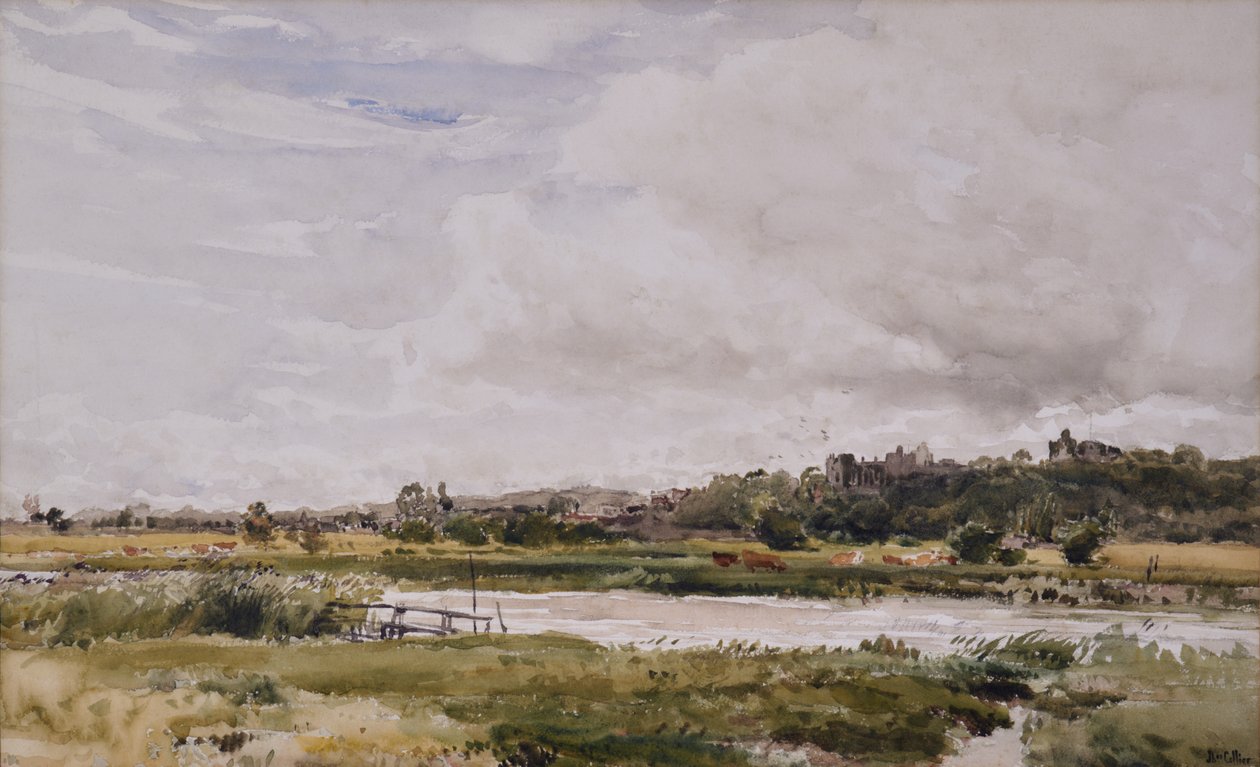Landscape, River in Foreground by Thomas Collier