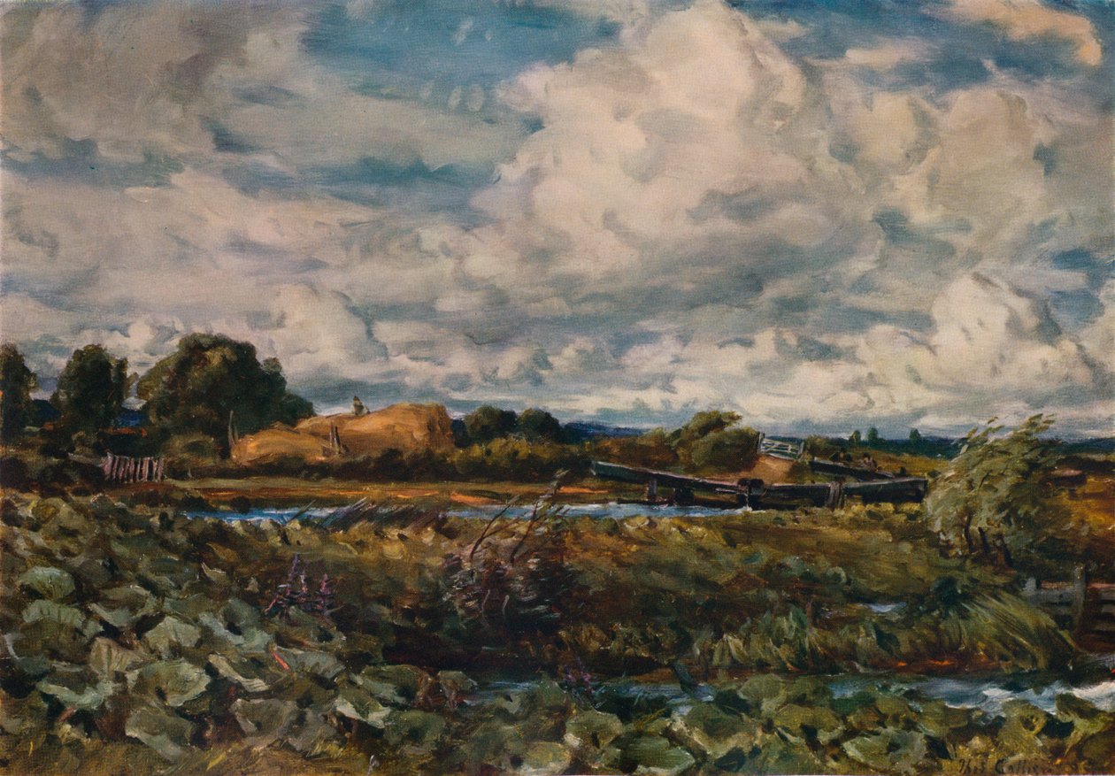 Lock on the Kennet, 1889 by Thomas Collier