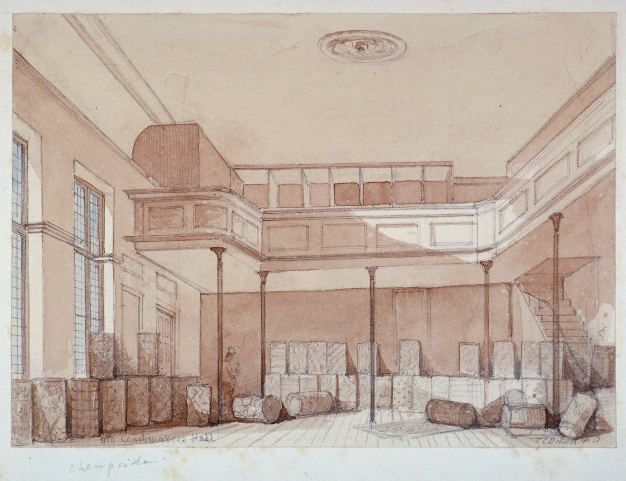 Interior of the Coachmakers' Hall, Noble Street, City of London