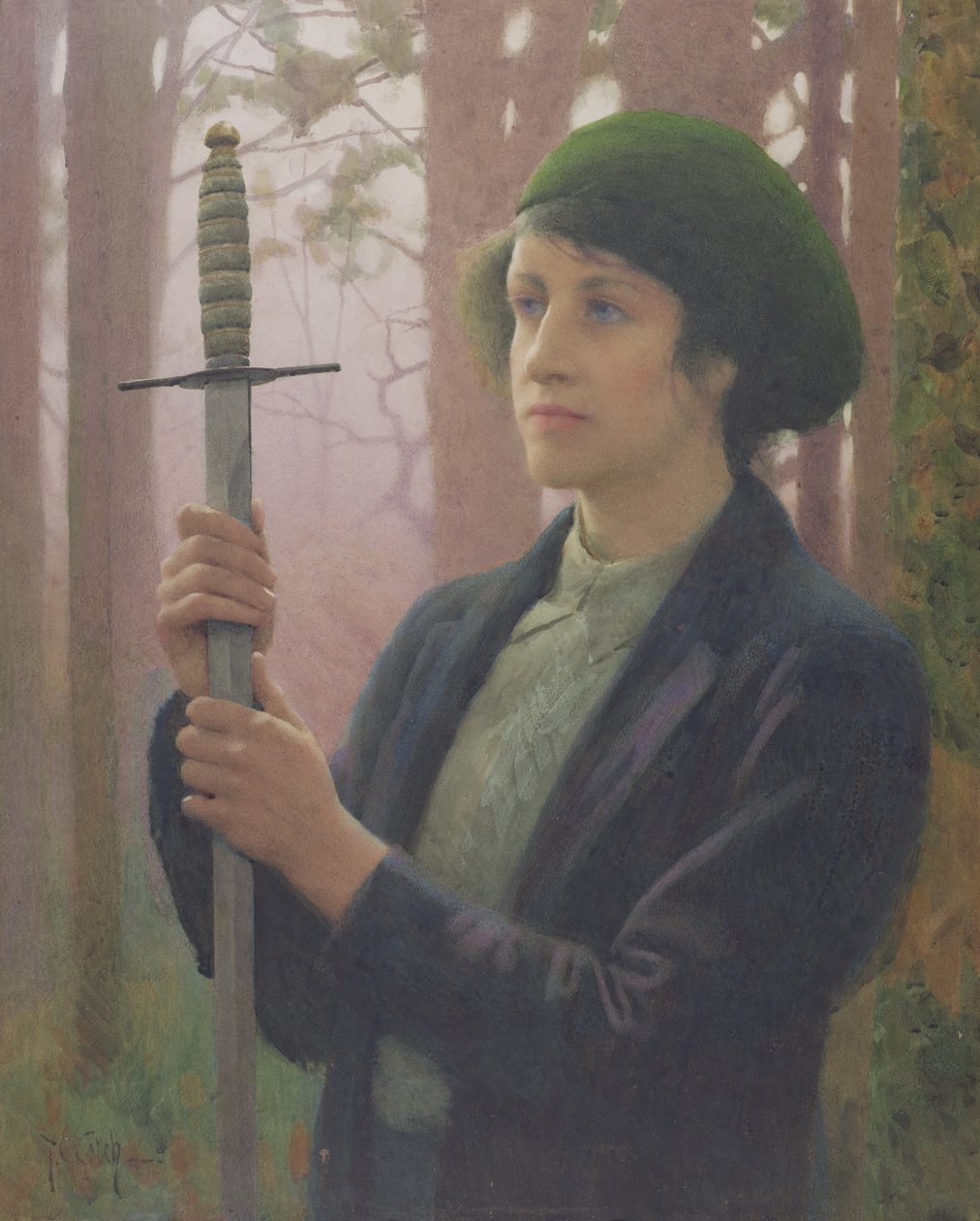 The Vow by Thomas Cooper Gotch: Premium art reproduction