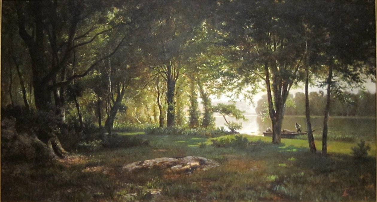 Landscape, River and Forest by Thomas Corwin Lindsay