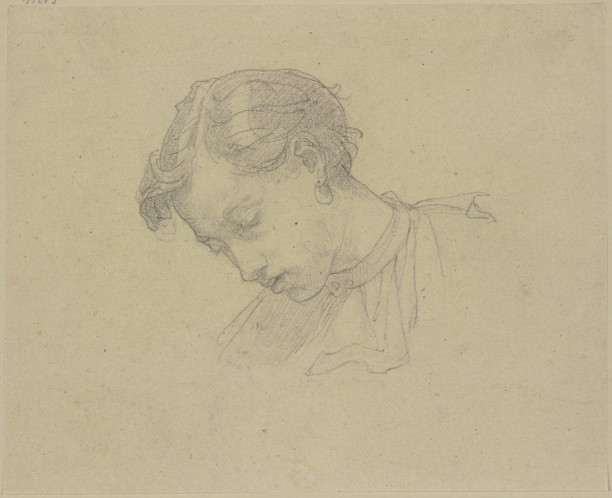 Head of a Young Man by Thomas Couture