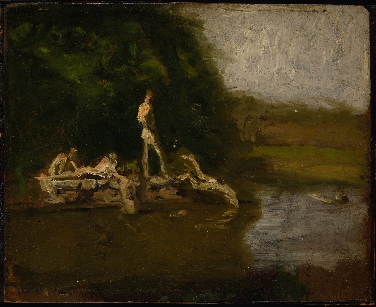 Study for "The Swimming Hole" by Thomas Eakins