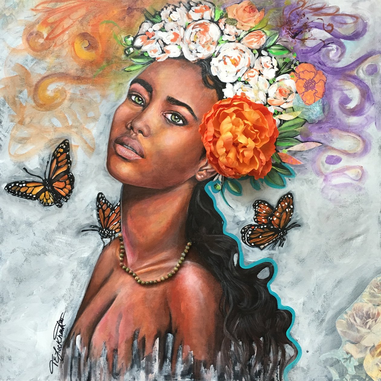 Monarch Beauty by Thomas Elias Lockhart: Fine art print