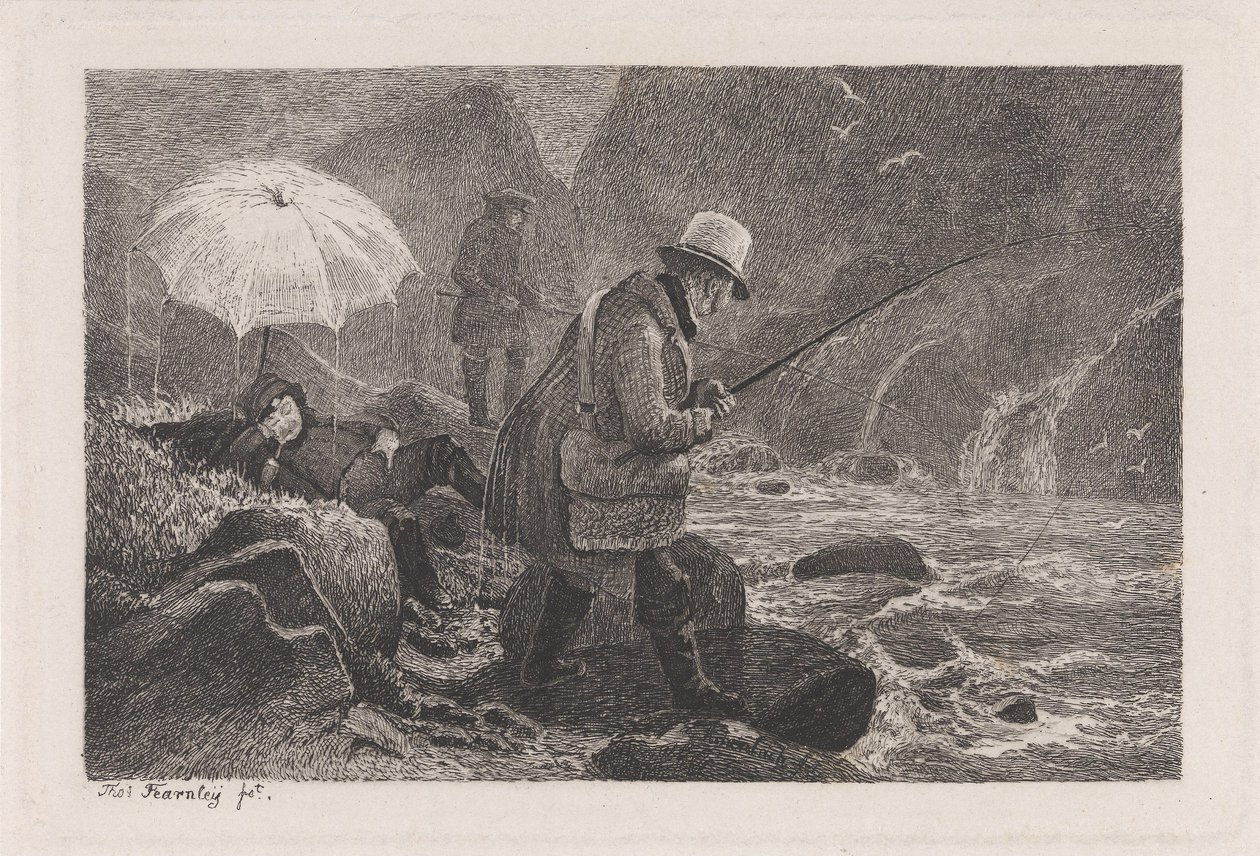 Anglers in Sogn by Thomas Fearnley