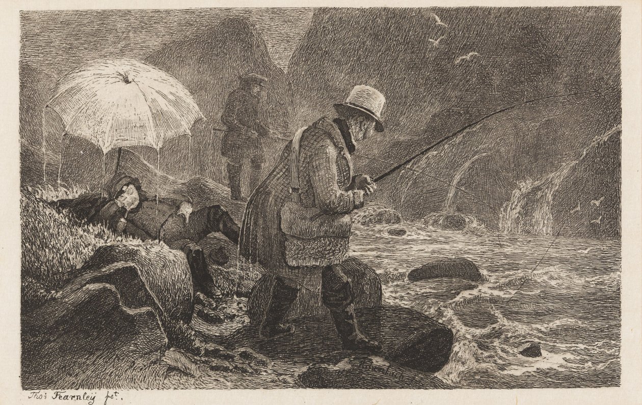 Fishing in Sogn by Thomas Fearnley