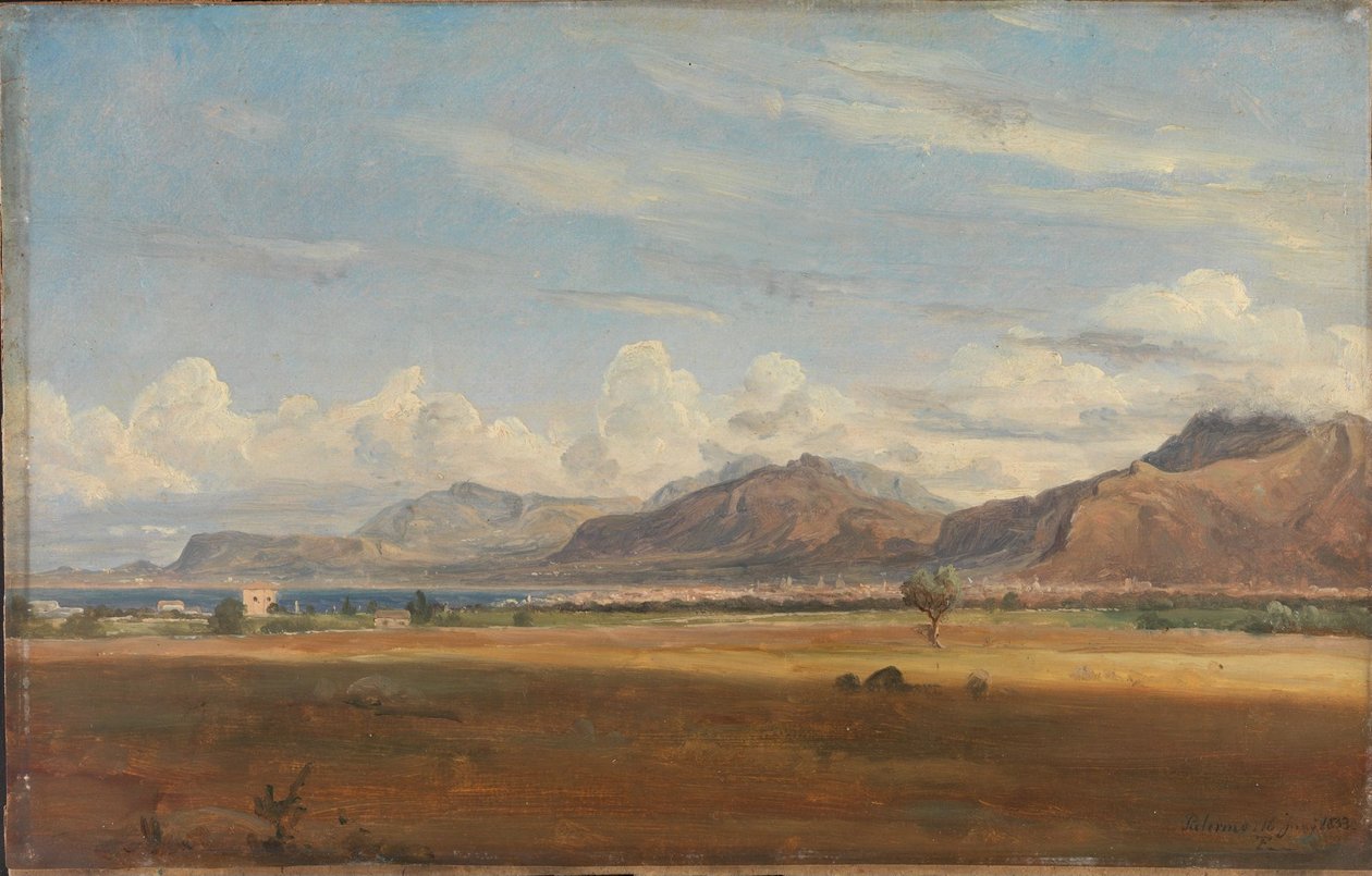 View of Palermo by Thomas Fearnley