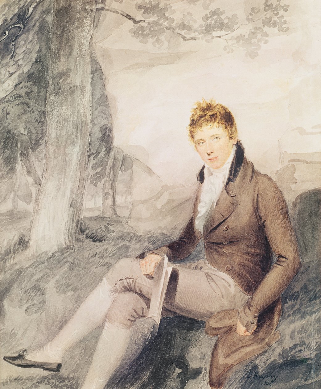 Portrait of Henry John Temple, 3rd Viscount Palmerston by Thomas Frank Heaphy