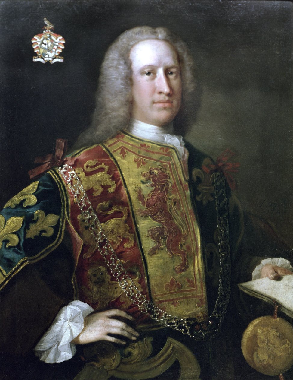 Sir Charles Townley, Garter King of Arms by Thomas Frye