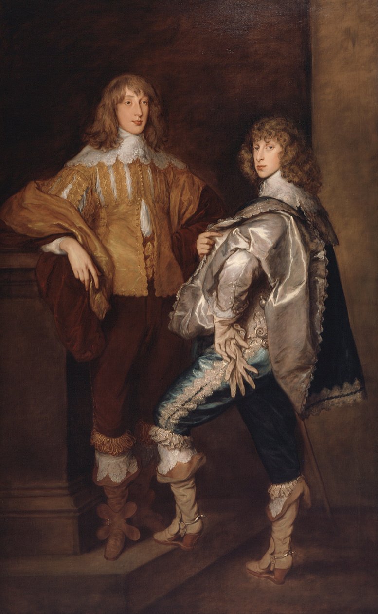 Lords John and Bernard Stuart, after Anthony van Dyck, c.1760-70 by Thomas Gainsborough