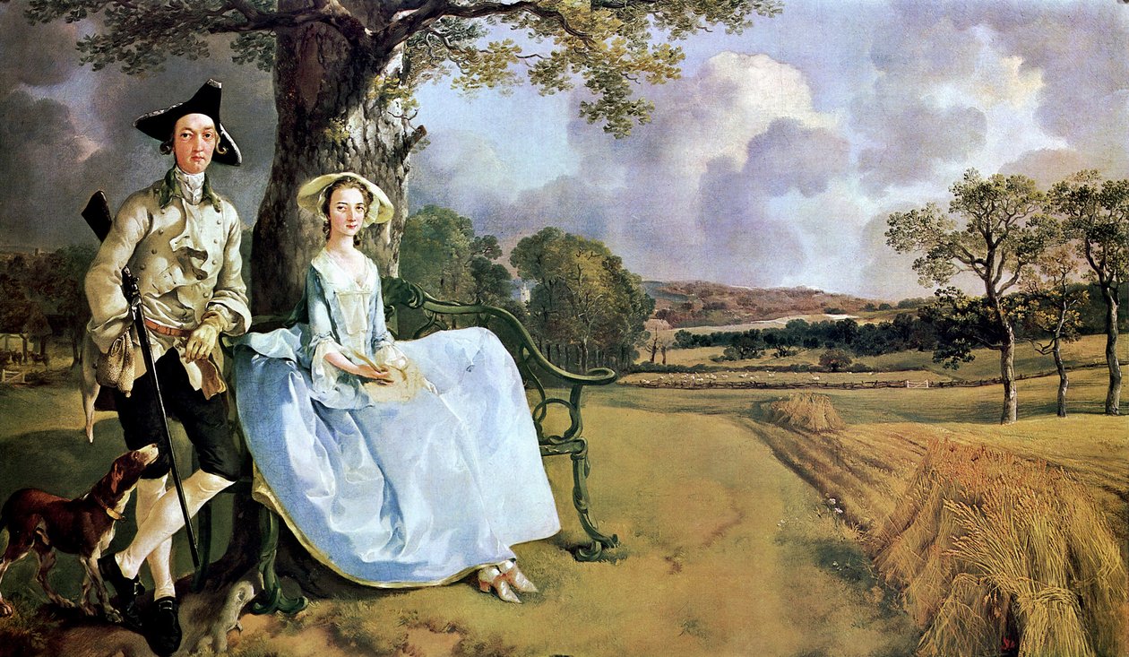 Mr. and Mrs. Andrews by Thomas Gainsborough