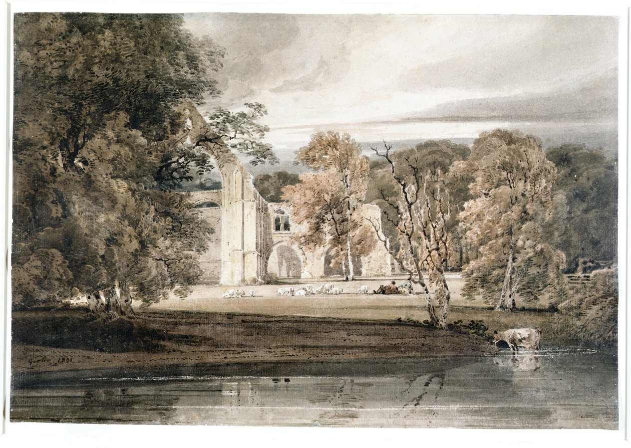 Bolton Abbey by Thomas Girtin