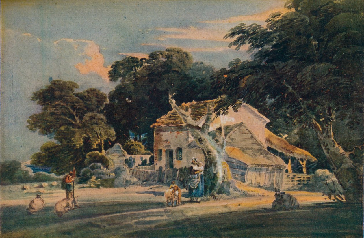 Devonshire Farm, c1798 by Thomas Girtin