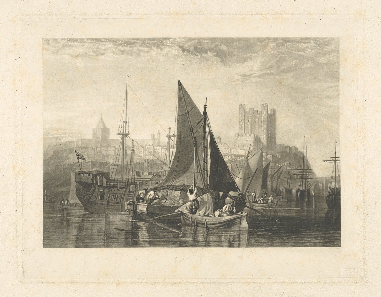 Rochester, on the River Medway by Thomas Goff Lupton