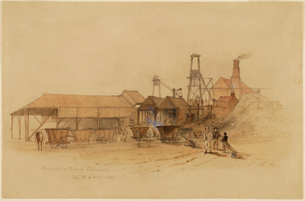 Burdon Main Colliery by Thomas H. Hair