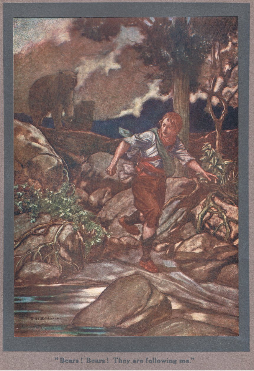 Bears! Bears! They Are Following Me by Thomas Heath Robinson