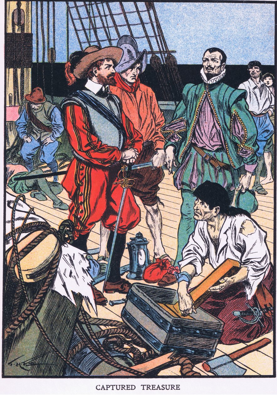 Captured Treasure by Thomas Heath Robinson