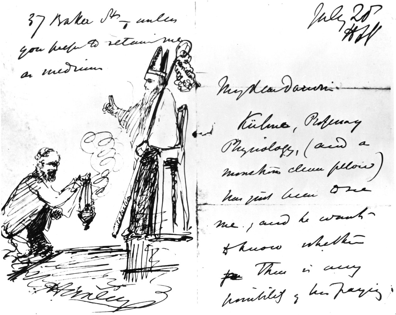 A Letter from Thomas Henry Huxley to Charles Darwin, with a Sketch of Darwin as a Bishop or Saint, July 20th, 1868 by Thomas Henry Huxley