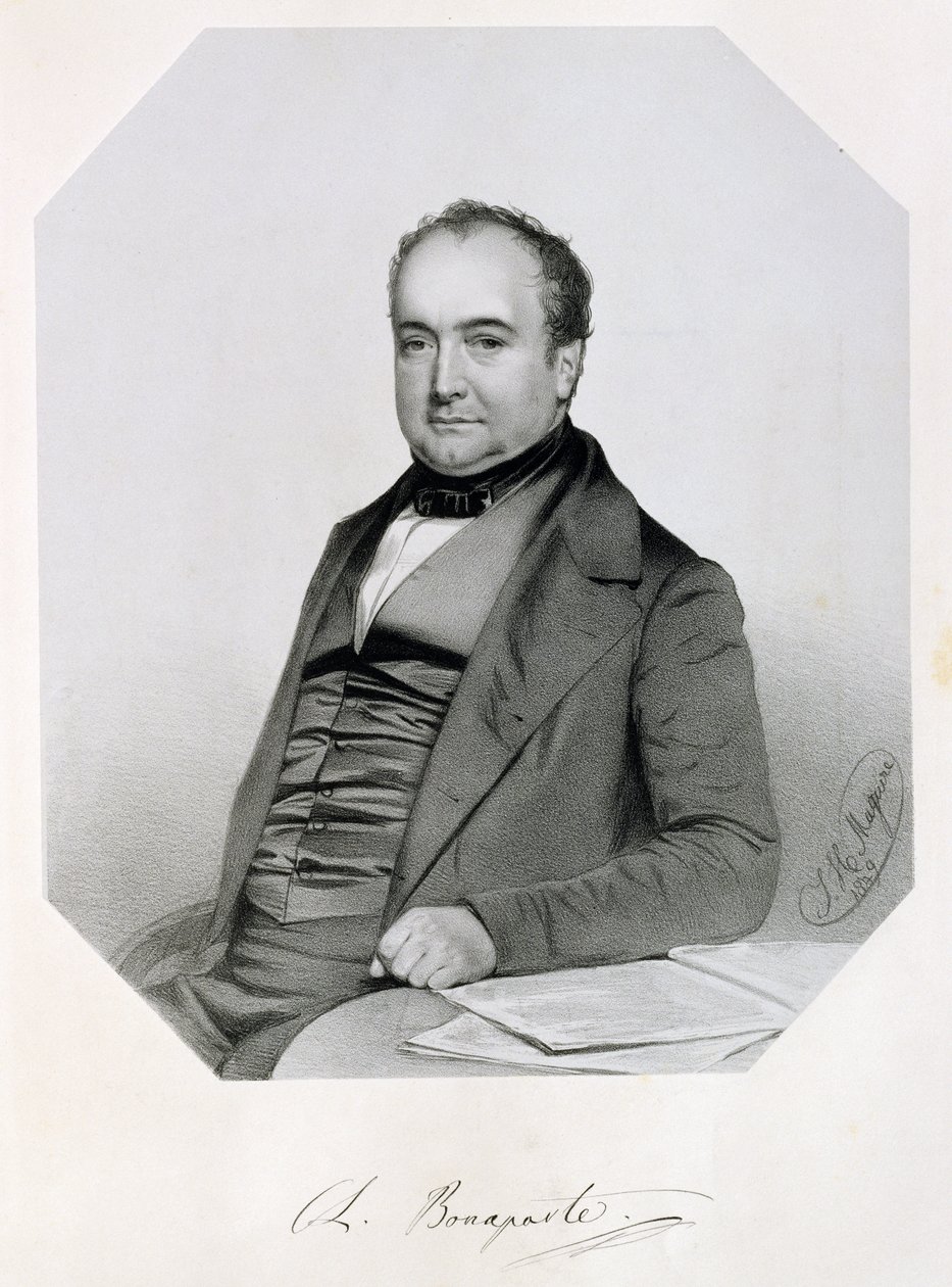 Charle Lucien Jules Laurent Bonaparte, Prince of Canino and Musignano (1803-57) 1850 by Thomas Herbert Maguire