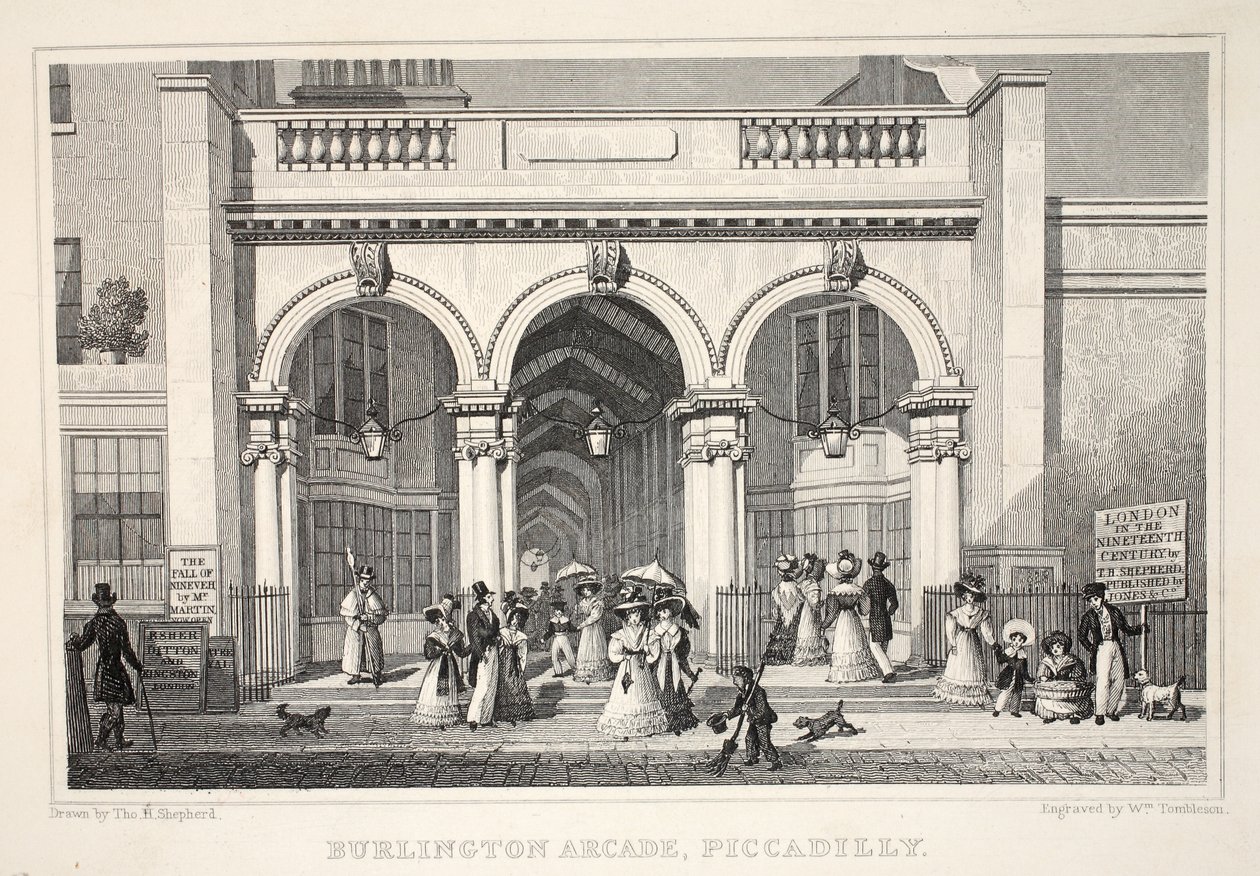 Burlington Arcade, Piccadilly, from 