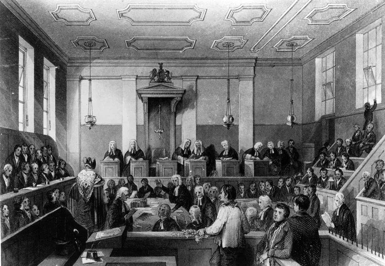 Central Criminal Court, The Old Bailey, engraved by H. Melville by Thomas Hosmer Shepherd