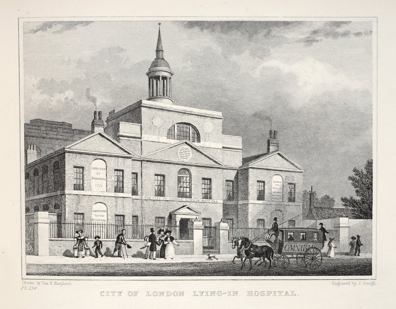 City of London Lying in Hospital, from 