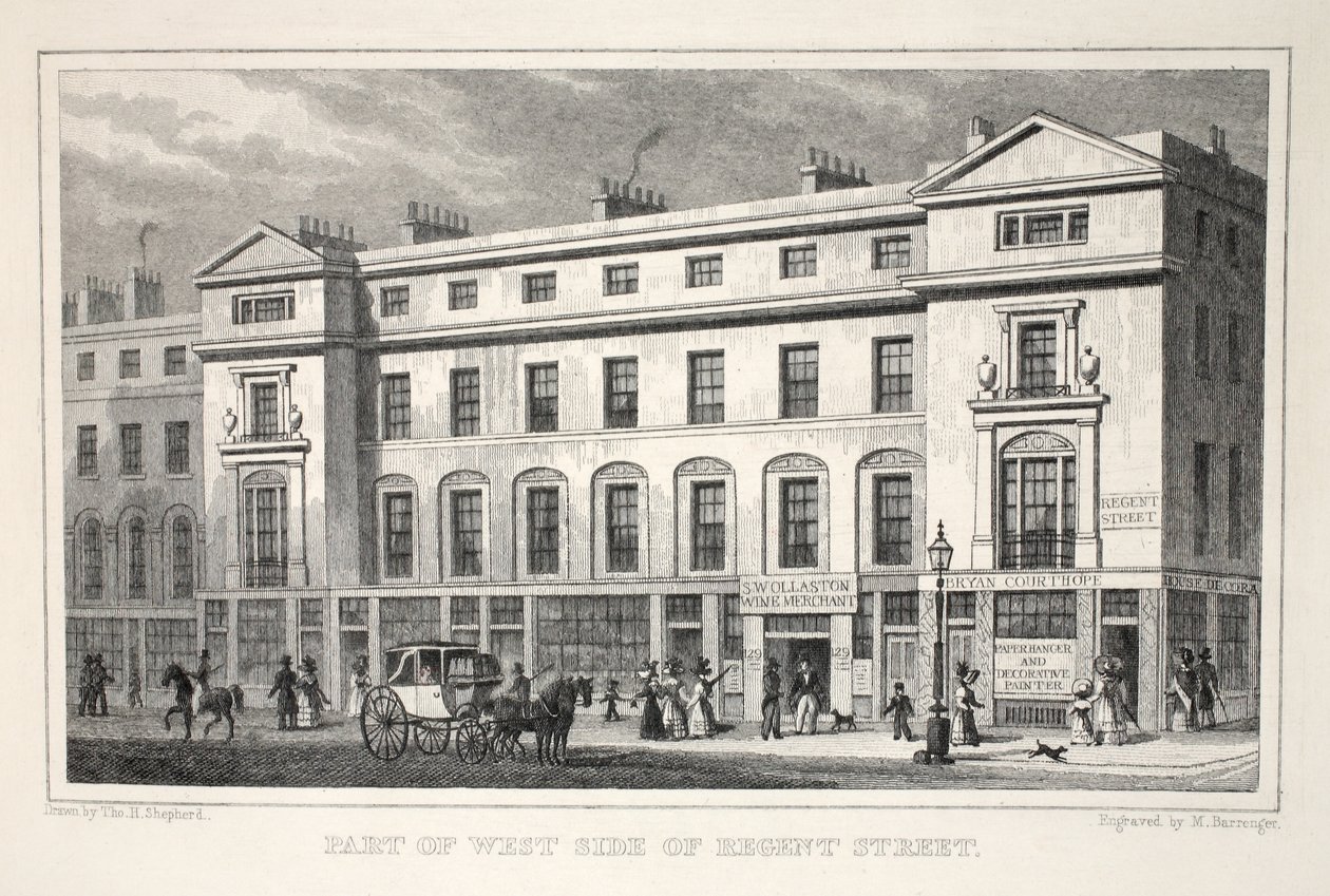 Part of the West Side of Regent Street, from 