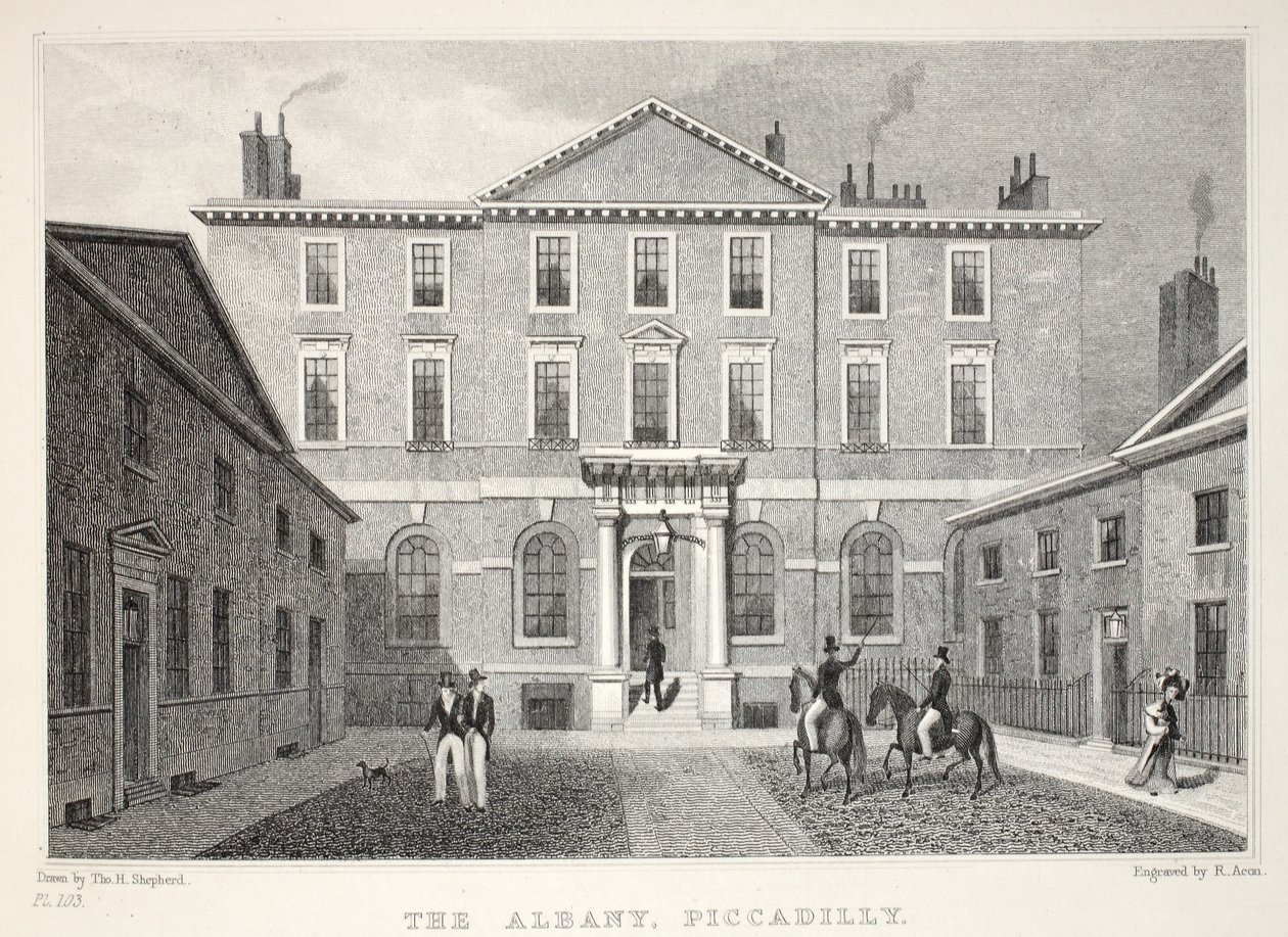 The Albany, Piccadilly, from 
