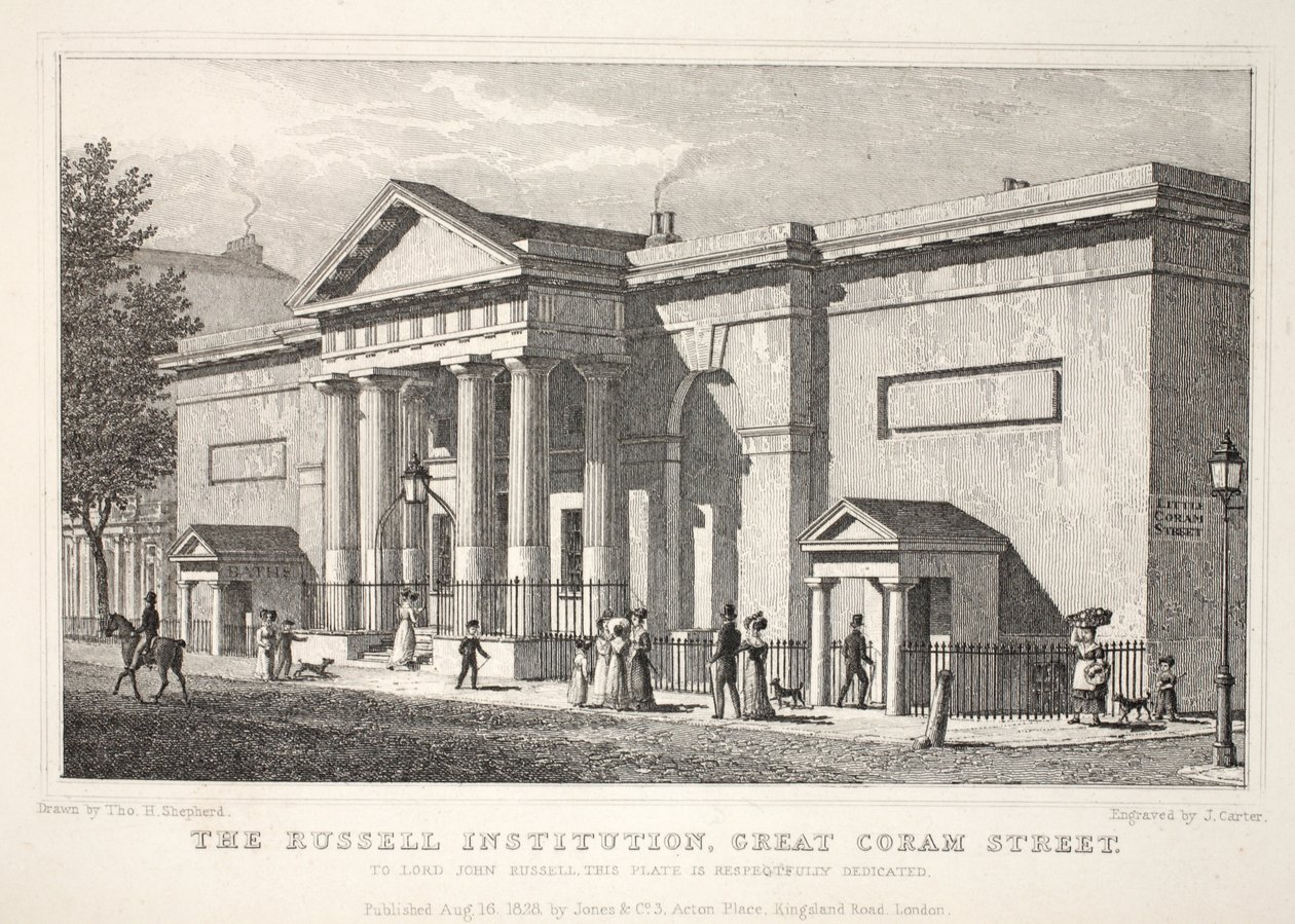 The Russell Institution, Great Coram Street, from 