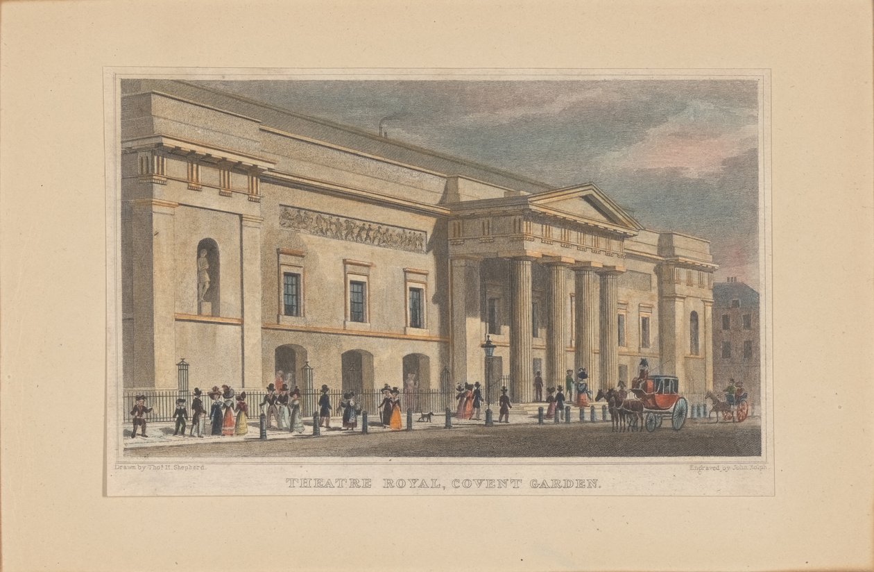 Theatre Royal Covent Garden, c. 1830 by Thomas Hosmer Shepherd