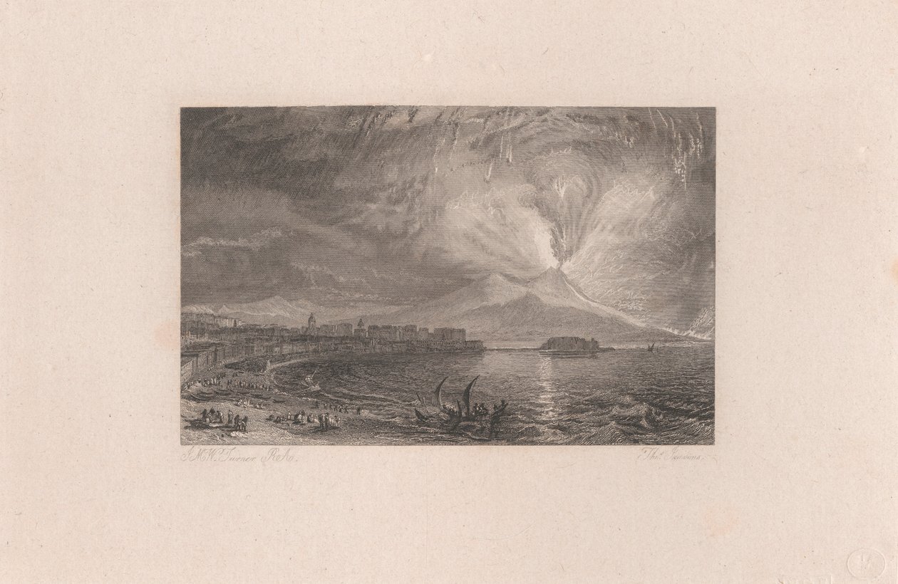 Vesuvius in Eruption by Thomas Jeavons