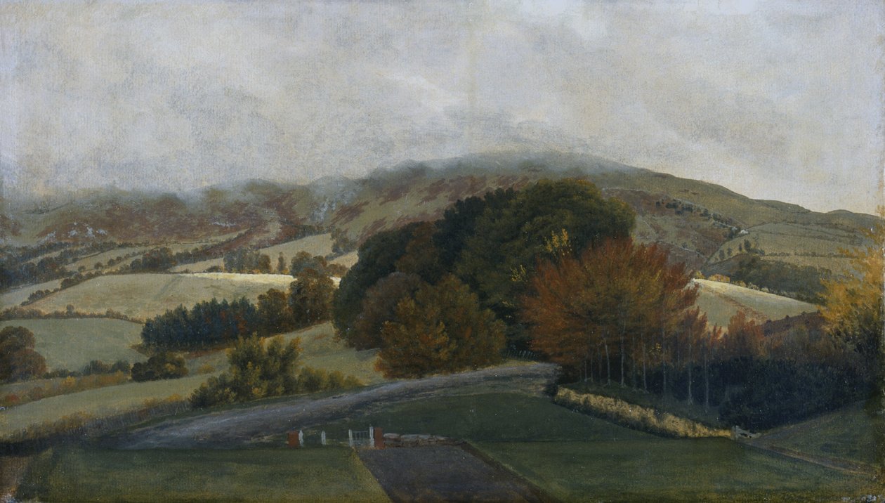 Carneddau Mountains from Pencerrig, c.1776 by Thomas Jones