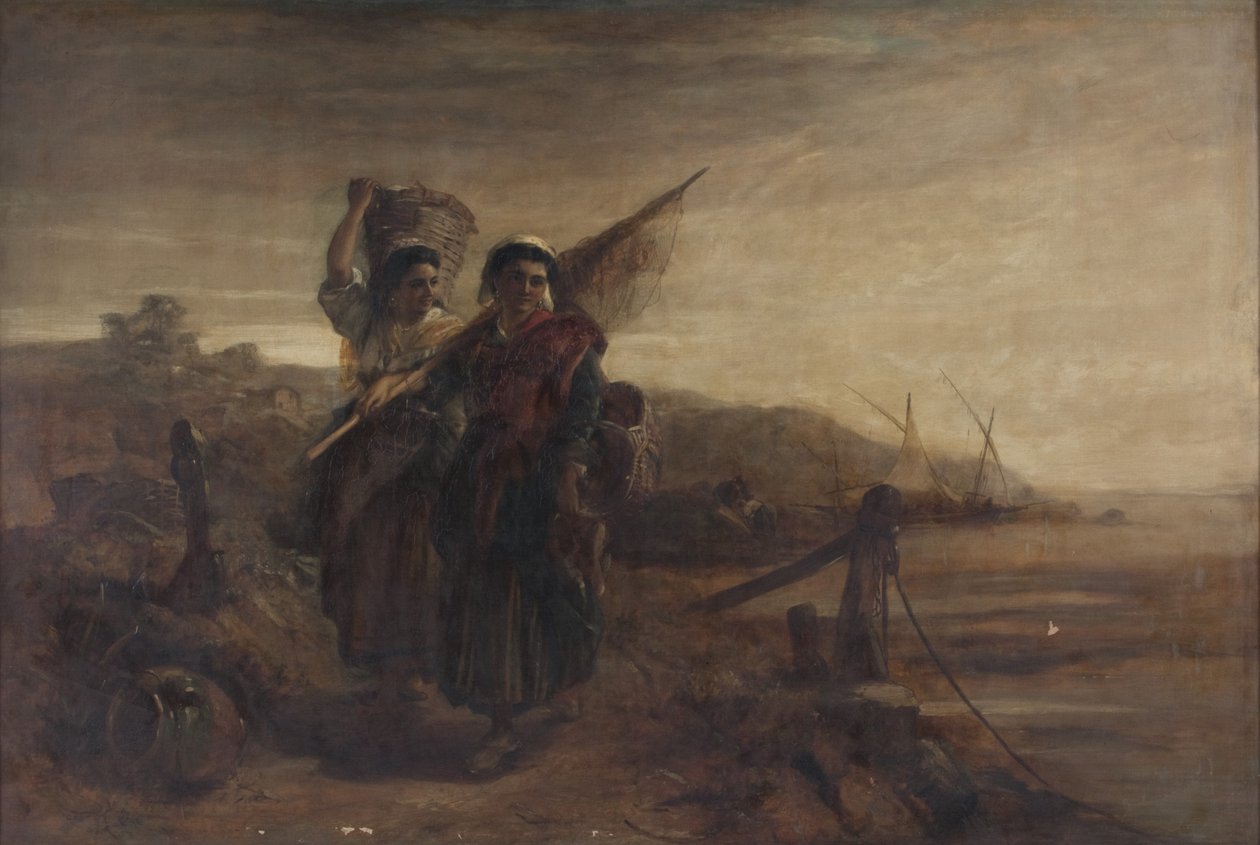 Fisherwomen of the Basque provinces by Thomas Kent Pelham