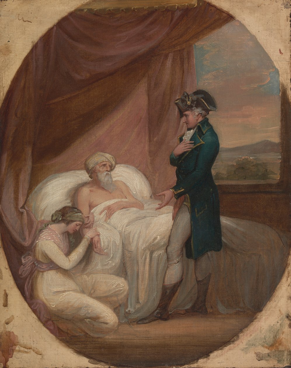 The Brahmin Committing his Daughter Coraly to the Care of Blandford by Thomas Kirk