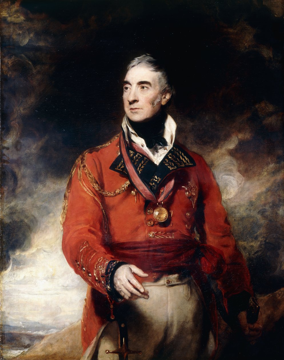 Portrait of Lieutenant-General Sir Thomas Graham, K.B., Later 1st Baron Lynedoch by Thomas Lawrence
