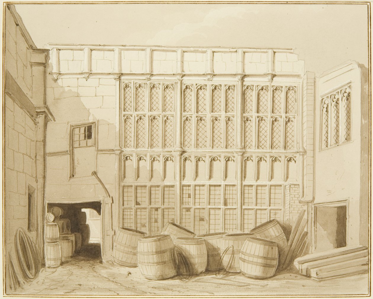 Back of 