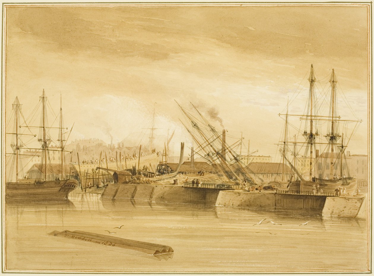 Eastern Wapping Dock, Showing the Barque 